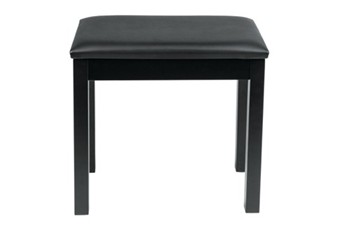 Traditional Wooden Keyboard & Piano Bench In Black