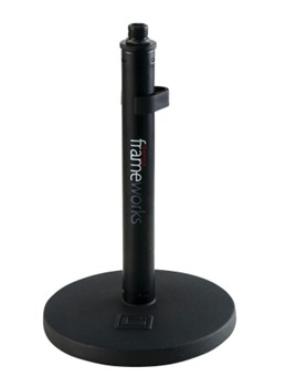Frameworks Desktop Mic Stand With 6 Round Base, And Fixed Height Of 9