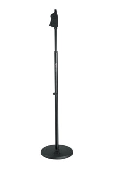 Frameworks Roundbase Mic Stand With Deluxe One-handed Clutch And 10 Base