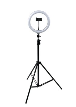 10-inch Led Ring Light Stand With Phone Holder & Tripod Base