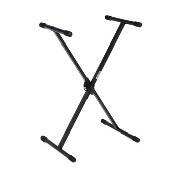 Rok-it Tubular Oxo Style Keyboard Stand. Compact Design With 4-position Height Adjustme