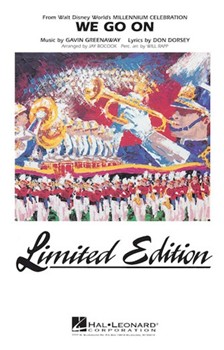 We Go On by Greenaway Gavin - Bocook Jay - for Marching Band