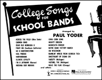 Hal Leonard  Yoder P  College Songs for School Bands - 1st  Clarinet