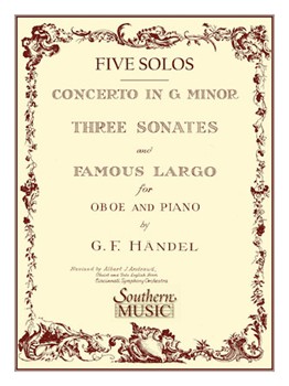 Three(3) Sonates Famous Largo (concerto G Minor) OBOE