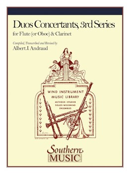 Duos Concertants 3rd Series by - Andraud Albert - for Woodwind Duet
