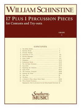 17 + 1 Percussion Pieces by Schinstine William J for Snare Drum