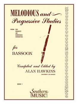 Melodious & Progressive Studies by Hawkins Alan - Hawkins A - for Bassoon Method (Book 1)