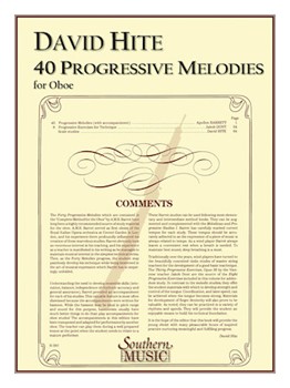 40 Progressive Melodies by Barret Apollon Marie Rose - Hite David - for Oboe Method