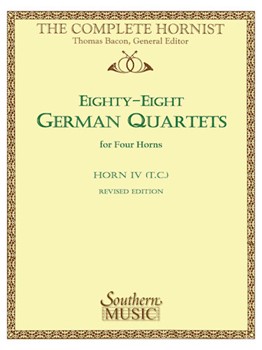 88 German Quartets by Bacon Ernst - Treble Clef - for French Horn 4