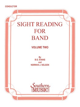 Sight Reading For Band Volume 2 by Evans and Nelson for Tenor Saxophone