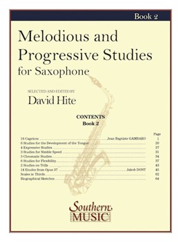 Melodious and Progressive Studies, Book 2 - Saxophone alto sax