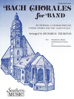 Bach Chorales For Band by Bach Johann Sebastian - Thurston Robert E - for Euphonium Bass Clef