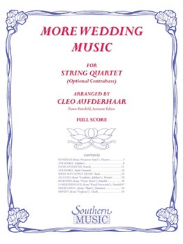 More Wedding Music For String Quartet by - Aufderhaar - for Full Score