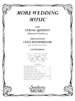 More Wedding Music for String Quartet - String Bass
