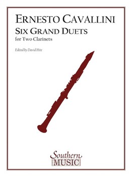 6 Grand Duets by Cavallini Ernesto - Hite David - for Clarinet Duet