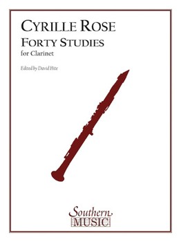 40 Studies For Clarinet by Rose Cyrille - Hite David - for Clarinet Method