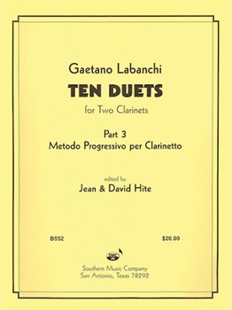 10 Duets Part 3 by Labanchi G - Hite David - for Bb Clarinet