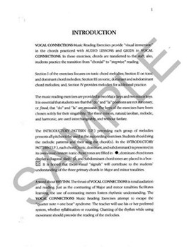 Vocal Connections Reading Exercises by Whitlock Ruth - Exercises - for Student 5-