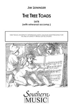 Tree Toads by Leininger Jim for SATB