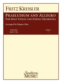 Praeludium and Allegro by Kreisler Fritz - Bingiee Shiu - for