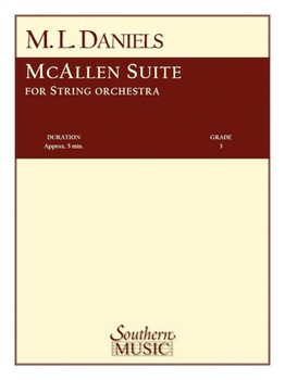 McAllen Suite by Daniels M L for String Orchestra