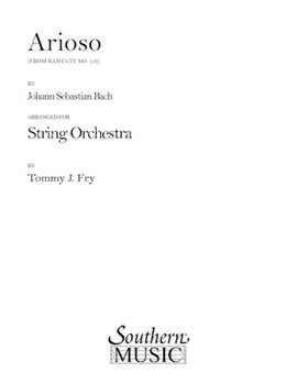 Arioso From Cantata #156 by Bach Johann Sebastian - Fry T - for String Orchestra