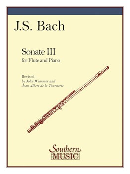 Sonata #3 by Bach Johann Sebastian - Wummer John - for Flute and Piano