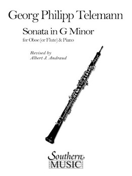 Sonata In G Minor by Telemann Georg Philipp - Andraud Albert - for Oboe and Piano