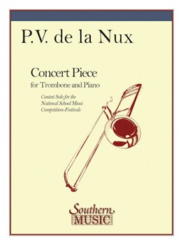 Concert Piece by La Nux Paul Veronge de for Trombone and Piano