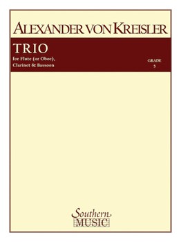 Trio by von Kreisler Alexander for Woodwind Trio