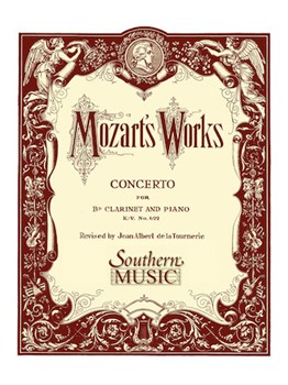 Concerto In B-flat KV 622 by Mozart Wolfgang Amadeus - De La Tournerie Jea - for Bb Clarinet and Piano