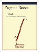 Southern Bozza E   Ballade - Bass Clarinet