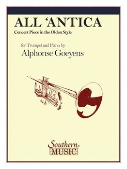 All'Antica by Goeyens Alphonse for Trumpet and Piano