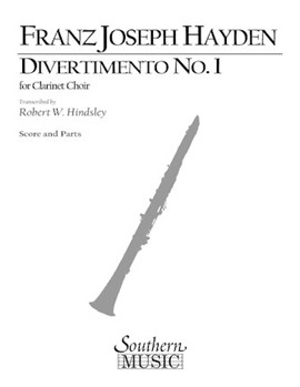 Divertimento #1 by Haydn Joseph - Hindsley Robert - for Clarinet Octet