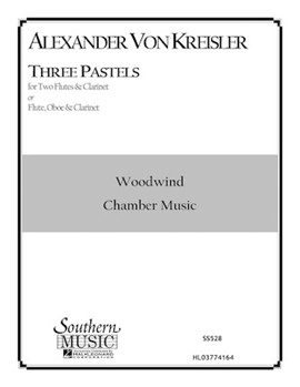 3 Pastels by von Kreisler Alexander for Woodwind Trio