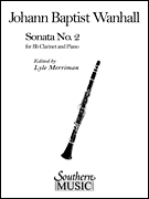 Sonata No. 2 ( Archive) [clarinet] Vanhal