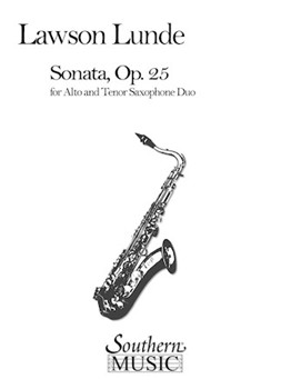 Sonata Op. 25 - Archive by Lunde Lawson for Saxophone Duet