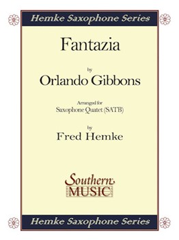 Fantazia by Gibbons - Hemke Frederick - for Saxophone Quartet