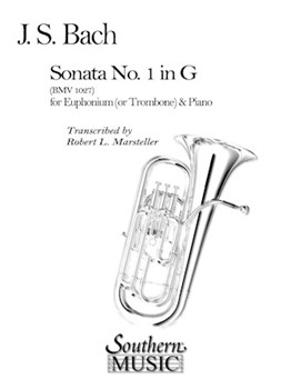 Sonata #1 by Bach Johann Sebastian - Marsteller Robert L - for Euphonium