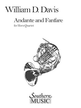 Andante & Fanfare by Davis for French Horn Quartet