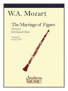 Marriage Of Figaro by Mozart Wolfgang Amadeus - Cailliet Lucien - for 12 Clarinets ((Ab sp cl (opt) Eb cl 6 b-flat cl basset horn (opt) 2 alto cl 2 bass cl Eb contralto cl (opt) b-flat contrabass cl))