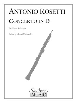 Concerto In D by Rosetti Francesco Antonio - Richards Ronald - for Oboe and Piano