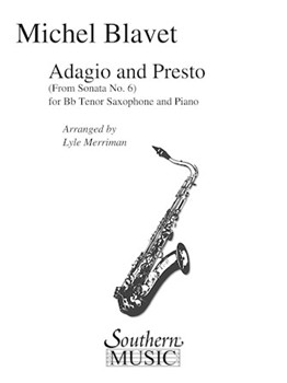 Adagio and Presto by Blavet Michel - Merriman Lyle - for Tenor sax