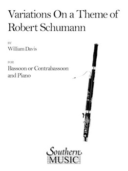Variations On A Theme Of Robert Schumann by Davis William Mac for Bassoon and Piano