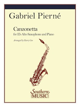 Canzonetta by Pierne Gabriel - Gee Harry - for Alto Sax