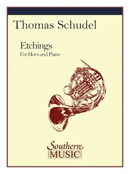 Etchings by Schudel T for French Horn Sol