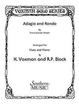 Adagio & Rondo by Haydn Joseph - Voxman Himie - for Flute and Piano