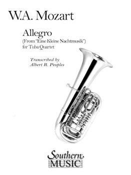 Allegro From Eine Kleine Nachtmusik by Mozart Wolfgang Amadeus - Peoples Albert - for Tuba Quartet