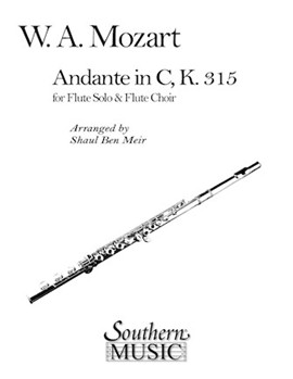 Andante in C by Mozart Wolfgang Amadeus - Ben-Meir Shaul - for Flute