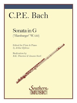 Sonata In G by Bach Carl Philipp Emanuel - Ephrossthurstonsta - for Flute and Piano